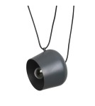 Abruzzo Nowoczesna Lampa Wisząca Ø30cm Szara Rittoro Uno ABR-LWRU-G