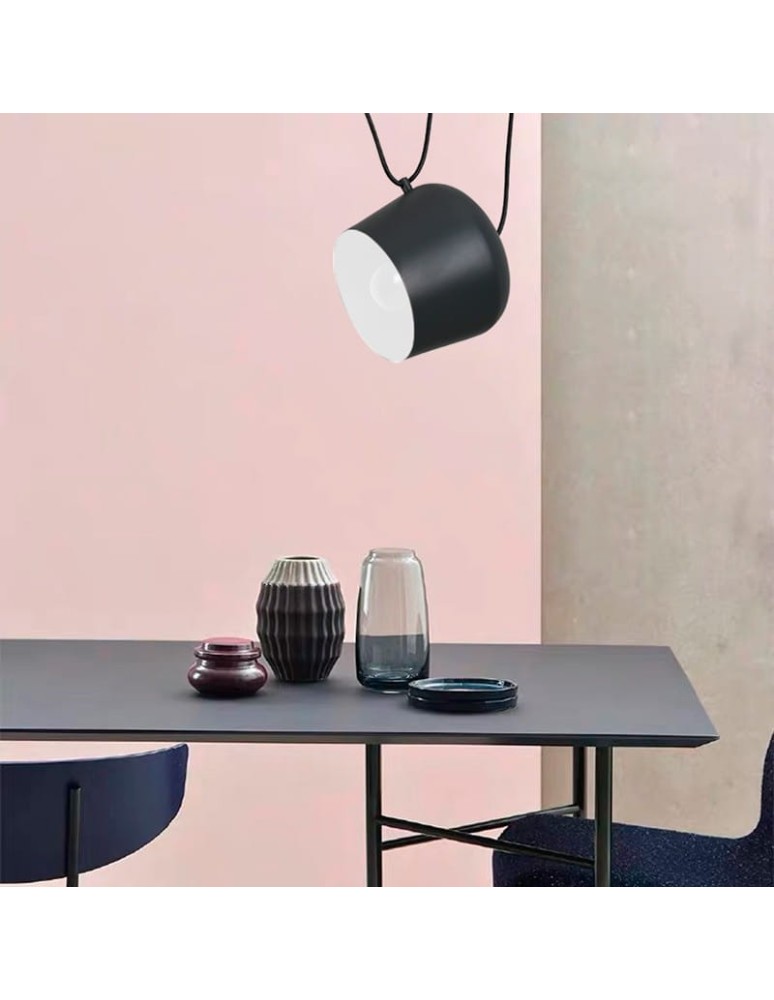 Pendant lamps - Abruzzo Modern Pendant Lamp Ø30cm Grey Rittoro Uno ABR-LWRU-G - product kolory-swiatla.pl 8