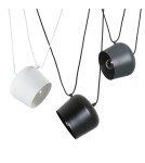 Abruzzo Nowoczesna Lampa Wisząca Ø30cm Szara Rittoro Uno ABR-LWRU-G