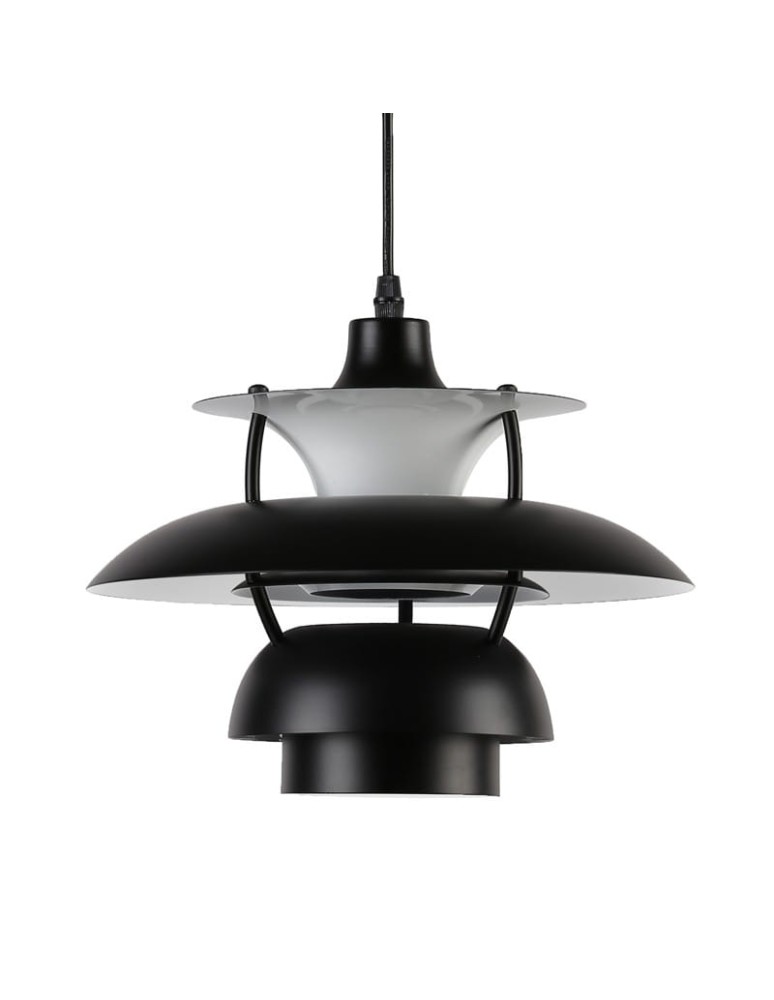 Pendant lamps - Abruzzo Modern Pendant Lamp 30 Black Apple ABR-APPLE-B - product kolory-swiatla.pl 1
