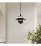 Abruzzo Nowoczesna Lampa Wisząca 30 Czarna Apple ABR-APPLE-B