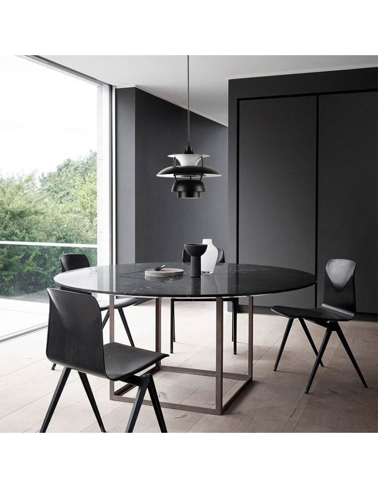 Pendant lamps - Abruzzo Modern Pendant Lamp 30 Black Apple ABR-APPLE-B - product kolory-swiatla.pl 6