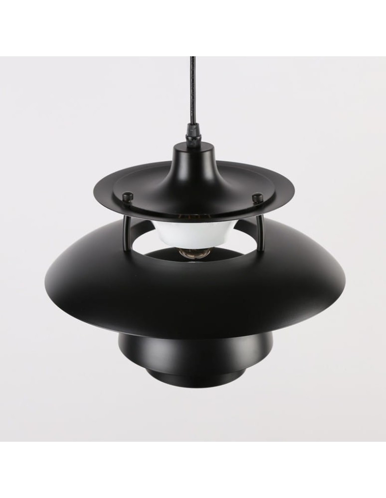 Abruzzo Nowoczesna Lampa Wisząca 30 Czarna Apple ABR-APPLE-B