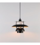 Abruzzo Nowoczesna Lampa Wisząca 30 Czarna Apple ABR-APPLE-B