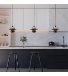 Pendant lamps - Abruzzo Modern Pendant Lamp 30 Black Apple ABR-APPLE-B - product 9