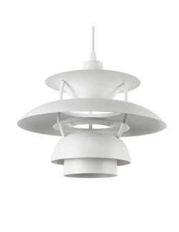 Abruzzo Nowoczesna Lampa Wisząca 30cm Biała Apple ABR-APPLE-W - produkt 2