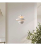 Pendant lamps - Abruzzo Modern Pendant Lamp 30cm White Apple ABR-APPLE-W - product 6