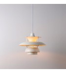 Pendant lamps - Abruzzo Modern Pendant Lamp 30cm White Apple ABR-APPLE-W - product 7