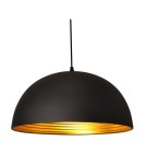 Abruzzo Lampa Wisząca Retro Loft Czarno złota 40cm E27 Geo 2 ABR-LGEO