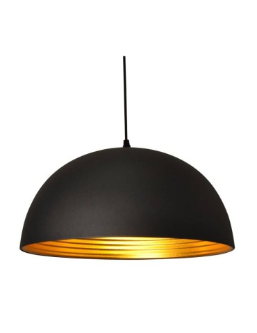 Abruzzo Lampa Wisząca Retro Loft Czarno złota 40cm E27 Geo 2 ABR-LGEO