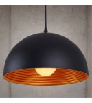 Abruzzo Lampa Wisząca Retro Loft Czarno złota 40cm E27 Geo 2 ABR-LGEO