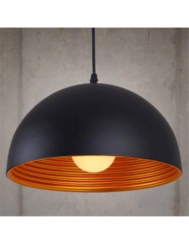 Abruzzo Lampa Wisząca Retro Loft Czarno złota 40cm E27 Geo 2 ABR-LGEO - produkt 2