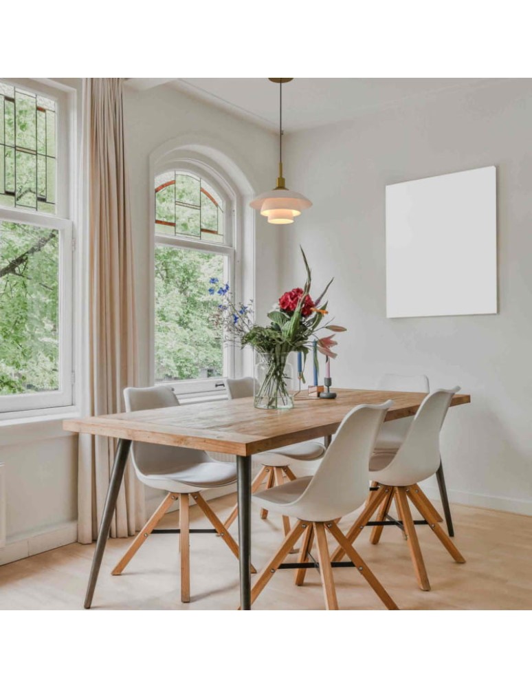 Pendant lamps - Abruzzo Modern Pendant Lamp 30cm White with Glass Grami ABR-GRAMI - product kolory-swiatla.pl 12