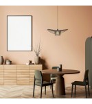 Abruzzo Nowoczesna Lampa Wisząca 60cm Kapelusz Petti ABR-PETTI-60