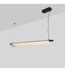 Pendant lamps - Abruzzo Pendant Glass linear lamp 28W 2700K Japanese ABR-LWJ-15W. - product 2
