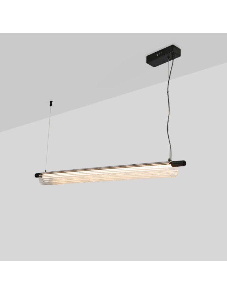 Pendant lamps - Abruzzo Pendant Glass linear lamp 28W 2700K Japanese ABR-LWJ-15W. - product kolory-swiatla.pl 2