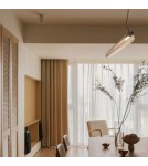 Pendant lamps - Abruzzo Pendant Glass linear lamp 28W 2700K Japanese ABR-LWJ-15W. - product 3