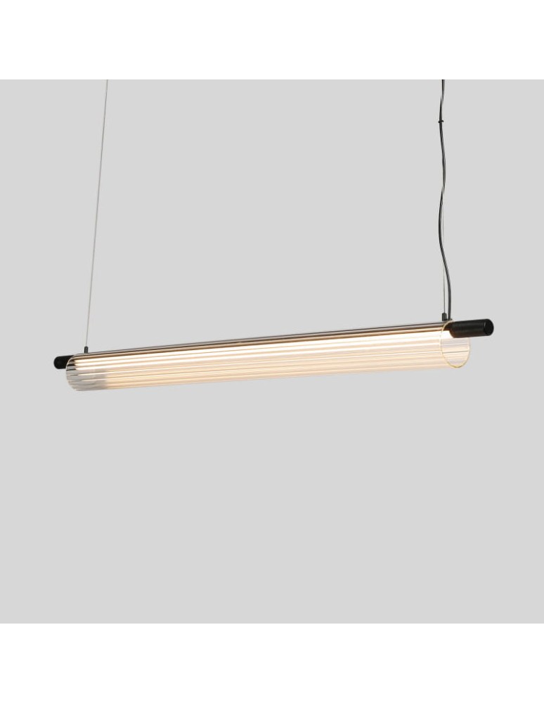 Pendant lamps - Abruzzo Pendant Glass linear lamp 28W 2700K Japanese ABR-LWJ-15W. - product kolory-swiatla.pl 4