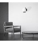 Wall lamps - Abruzzo Wall lamp Black Milk Ball Riccardo E14 ABR-KMR-B - product 9