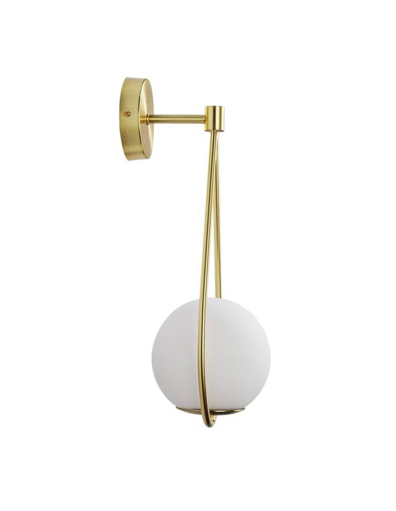 Wall lamps - Abruzzo Wall lamp Gold Milk Ball E14 45 cm Alice ABR-KMA-B - product kolory-swiatla.pl 2