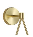 Abruzzo Kinkiet Złoty Kula Mleczna E14 45 cm Alice ABR-KMA-B