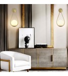 Wall lamps - Abruzzo Wall lamp Gold Milk Ball E14 45 cm Alice ABR-KMA-B - product 5