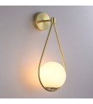 Abruzzo Kinkiet Złoty Kula Mleczna E14 45 cm Alice ABR-KMA-B