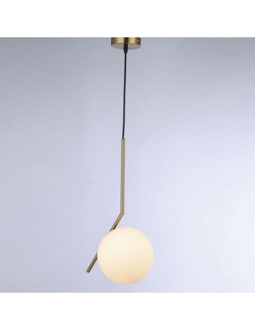 Abruzzo Lampa Wisząca Złota Kula Mleczna  E14 Toscana ABR-KMT-B - produkt 2