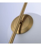 Abruzzo Lampa Wisząca Złota Kula Mleczna  E14 Toscana ABR-KMT-B