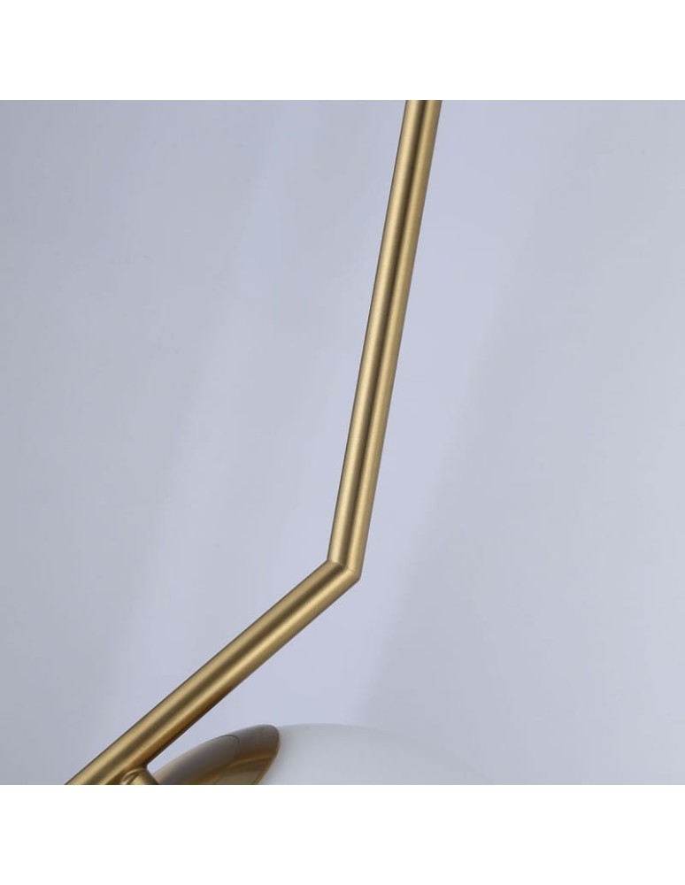 Abruzzo Lampa Wisząca Złota Kula Mleczna  E14 Toscana ABR-KMT-B
