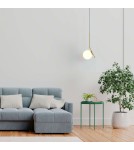 Abruzzo Lampa Wisząca Złota Kula Mleczna  E14 Toscana ABR-KMT-B