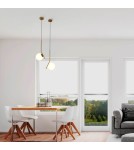 Pendant lamps - Abruzzo Gold Milk Ball Pendant Lamp E14 Toscana ABR-KMT-B - product 10