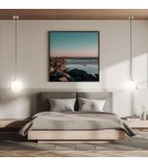 Abruzzo Lampa Wisząca Złota Kula Mleczna  E14 Toscana ABR-KMT-B