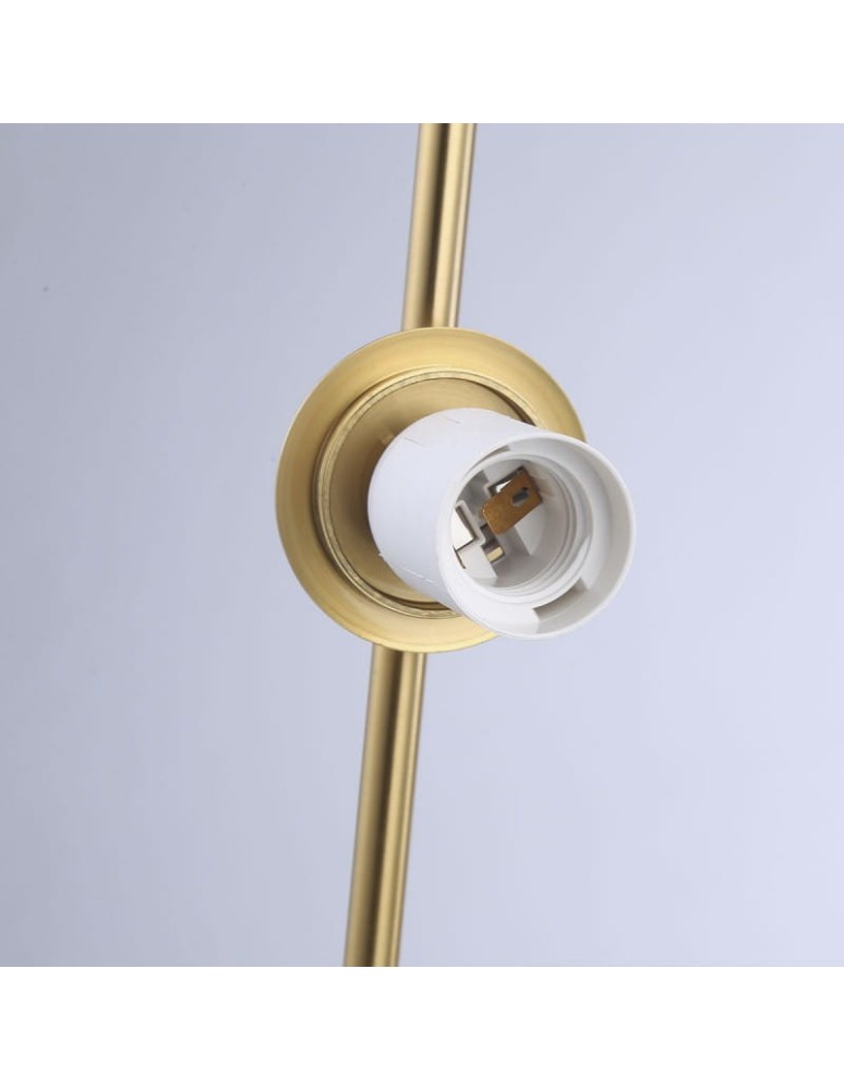 Abruzzo Lampa Wisząca Złota Kula Mleczna  E14 Toscana ABR-KMT-B