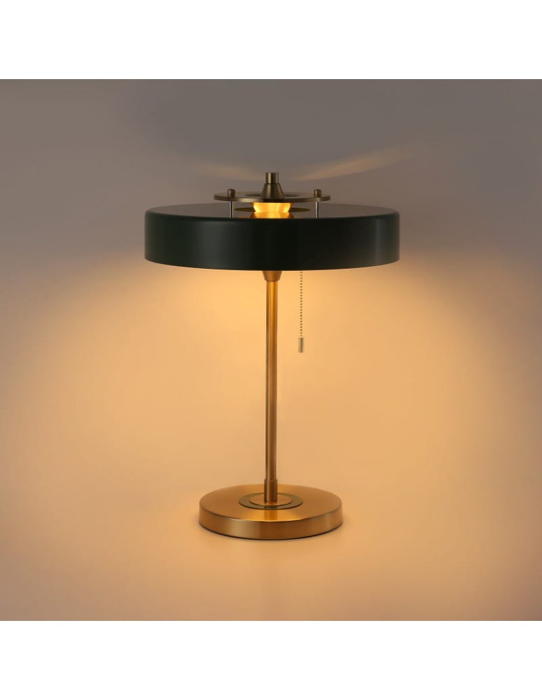 Abruzzo Lampka Biurkowa Bankierka Zielona Banquero 3xE27 ABR-BAQUERO