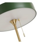 Abruzzo Lampka Biurkowa Bankierka Zielona Banquero 3xE27 ABR-BAQUERO