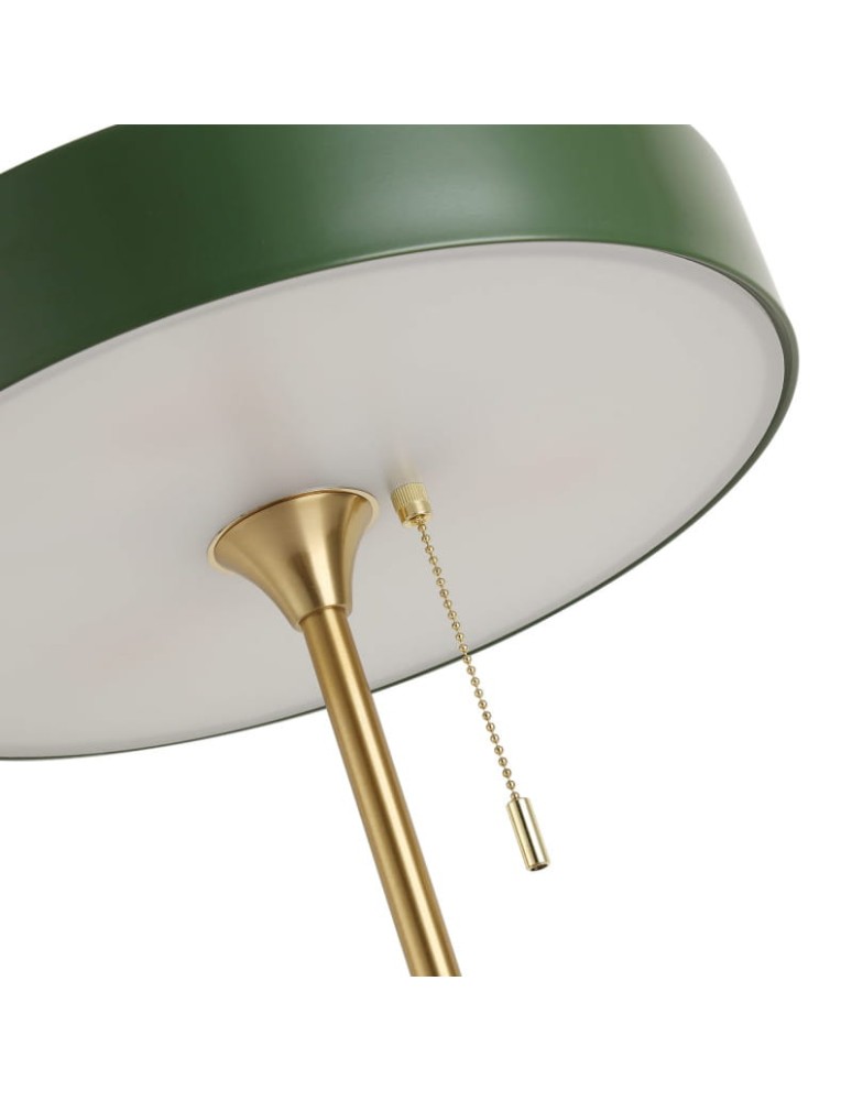 Abruzzo Lampka Biurkowa Bankierka Zielona Banquero 3xE27 ABR-BAQUERO