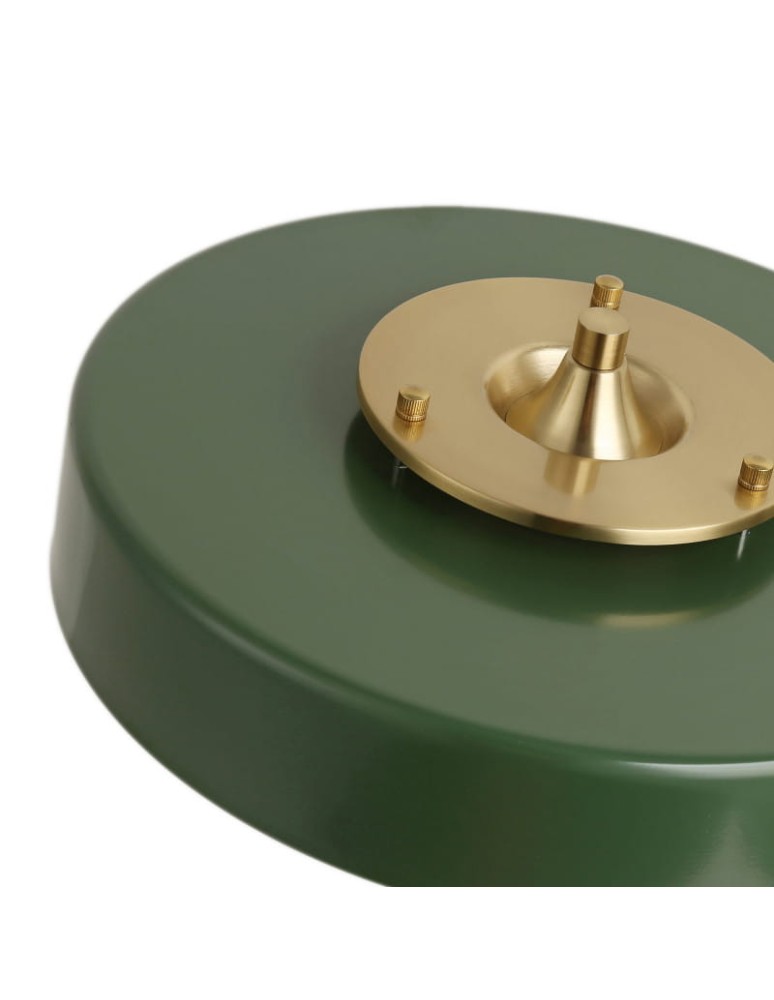 Abruzzo Lampka Biurkowa Bankierka Zielona Banquero 3xE27 ABR-BAQUERO