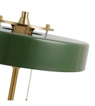 Abruzzo Lampka Biurkowa Bankierka Zielona Banquero 3xE27 ABR-BAQUERO