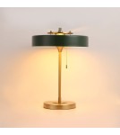 Abruzzo Lampka Biurkowa Bankierka Zielona Banquero 3xE27 ABR-BAQUERO