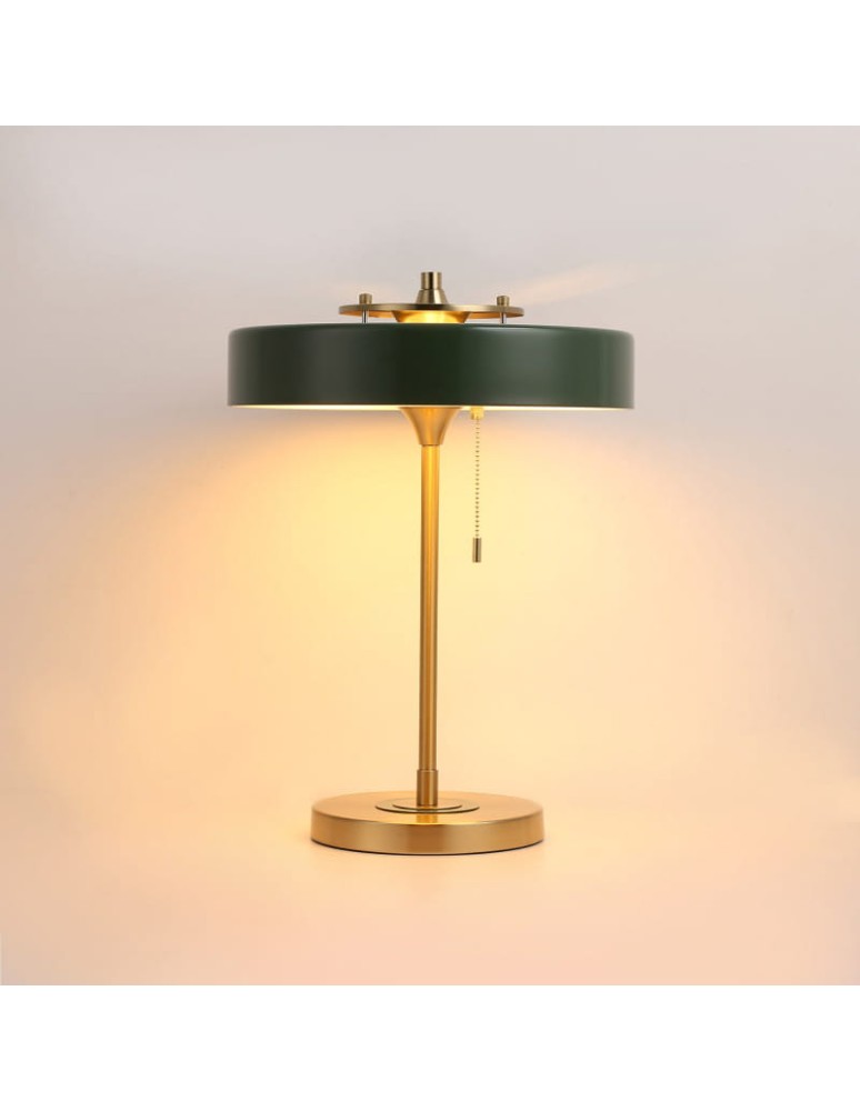 Abruzzo Lampka Biurkowa Bankierka Zielona Banquero 3xE27 ABR-BAQUERO