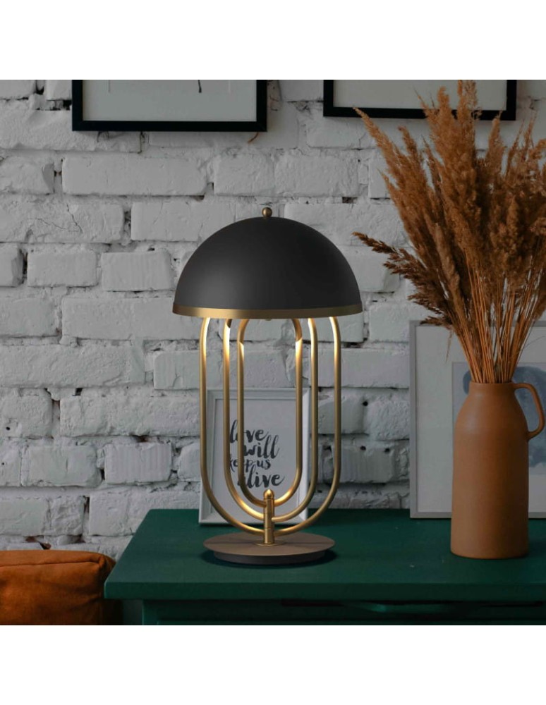 Abruzzo Lampka Biurkowa Bankierka Zielona Monza 2x E27 ABR-MONZA