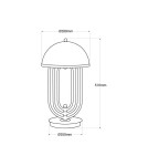 Desk lamps - Abruzzo Desk Lamp Banker Green Monza 2x E27 ABR-MONZA - product 9