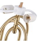 Abruzzo Lampka Biurkowa Bankierka Zielona Monza 2x E27 ABR-MONZA