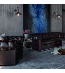 Abruzzo Kinkiet Retro loft Czarny E27 Gloria ABR-KRI-E27-B