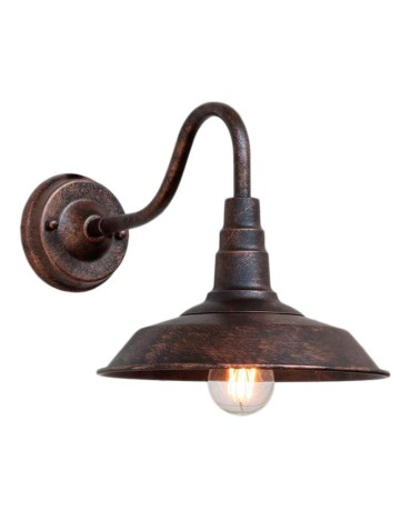 Abruzzo Retro loft wall lamp Brown E27 Gloria ABR-KRI-E27-BRONZ