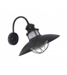 Outdoor wall lamps - Abruzzo Retro loft outdoor wall lamp Black E27 Gloria ABR-KRIZ-E27-B - product 1