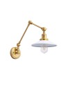 View Abruzzo Retro wall lamp adjustable White Gold Gloria ABR-KRNW-GW