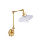 Wall lamps - Abruzzo Retro wall lamp adjustable White Gold Gloria ABR-KRNW-GW - product 6
