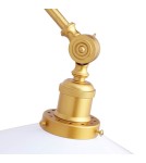 Wall lamps - Abruzzo Retro wall lamp adjustable White Gold Gloria ABR-KRNW-GW - product 12